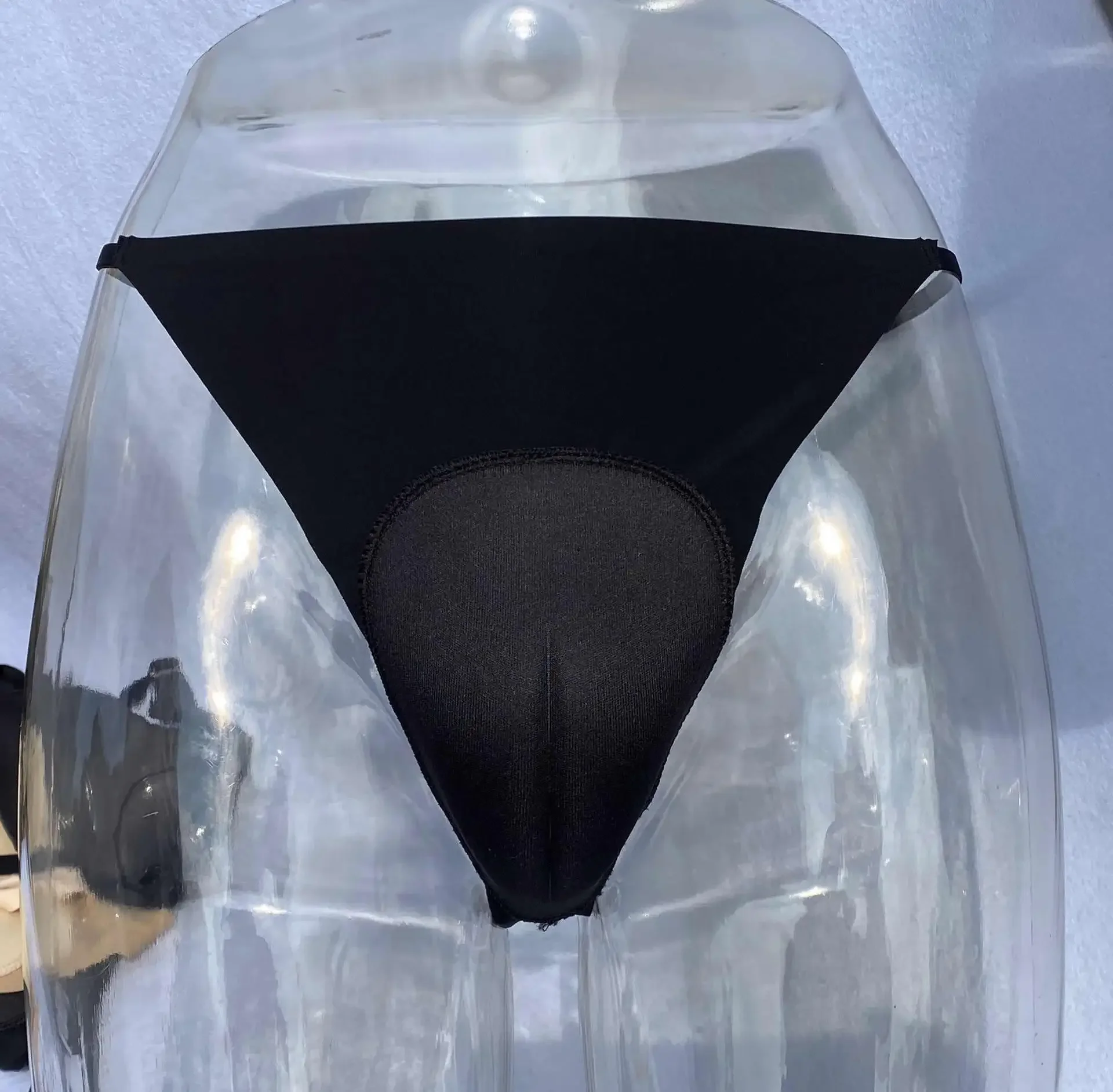 Ice Silk Camel Toe Control Panty Hiding Gaff T-back Crossdresser Transgender Gay Male Underwear Drag Queen Thong