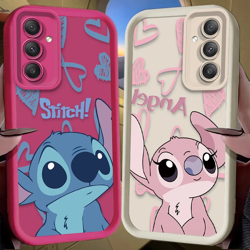 ديزني غرزة الملاك كولب حقيبة لهاتف سامسونج غالاكسي A54 A05 A05S A34 A24 A14 A53 A33 A23 A13 A52 A52S A32 A22 A12 A71 A51 A31 A50 #1