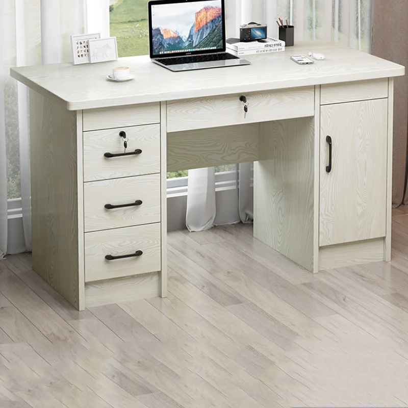 White Bedroom Office Desk Standing Organizers Drawer Gadgets Modern Office Desk Gaming Design Mesa Ordenador Trendy Furniture