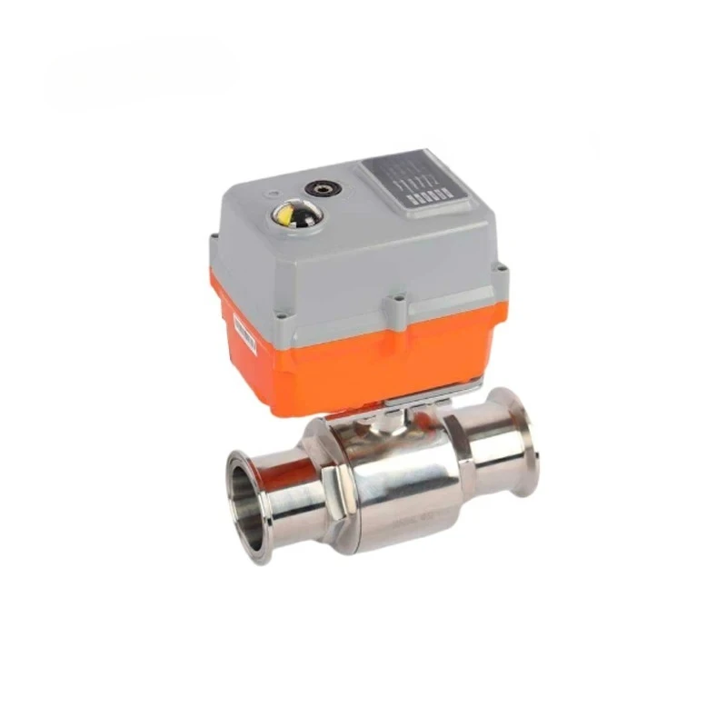 High-Temperature Stainless Steel Safety Ball Valves Electric Control Valve Bodies and Coils Sanitary Grade for Water Media