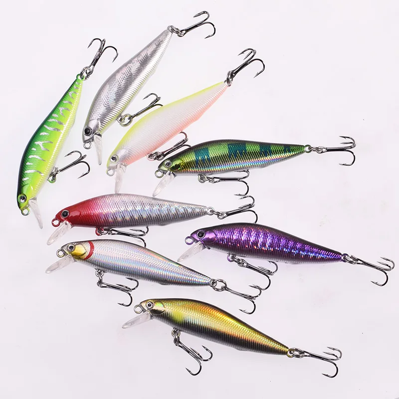 Proleurre Magnetic System Sinking Minnow Wobblers Fishing Lures Plastic Artificial Baits With Hook For Bass Pike Swimbait Tackle