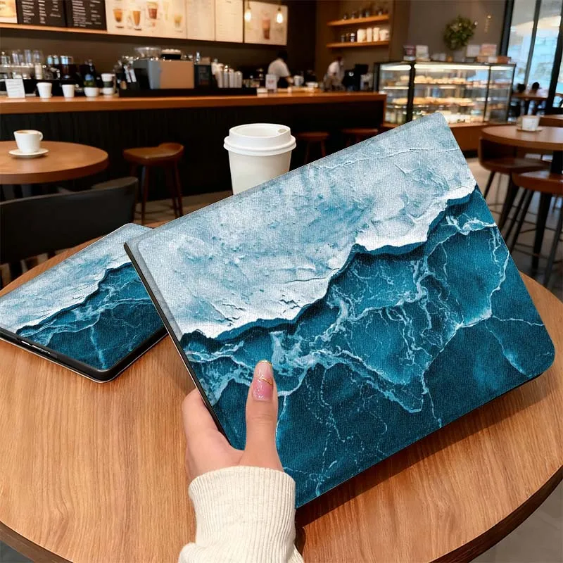Textura de mármol arte creatividad para Huawei MediaPad MatePad Air M6 M5 M2 T10s T5 C5e 10 11 12X10,8 SE Pro funda para tableta