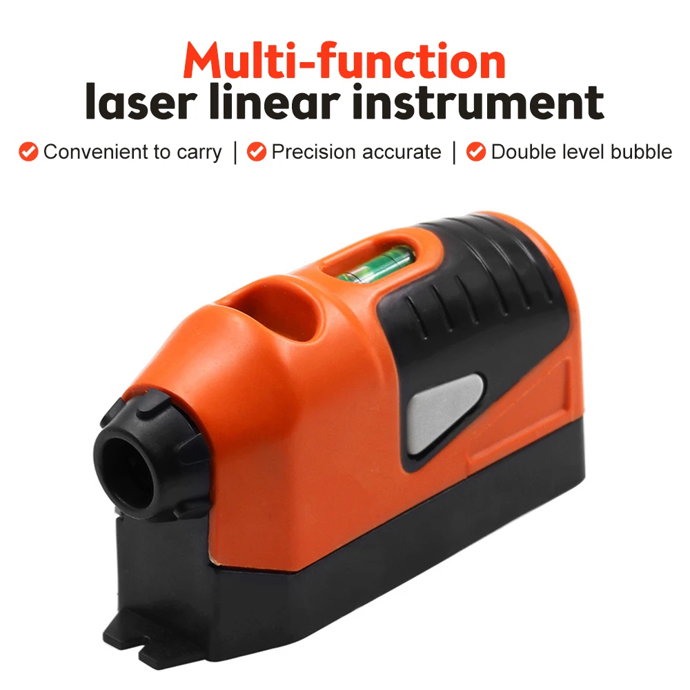 Mini Vertical Spirit Level Tool Laser Level Laser Straight THE Laser Guided Level Line Measurement Gauge Tool