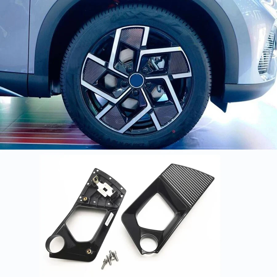Wheel Hub Cap Decorative Cover 18 Inch for BYD Atto 3 Yuan PLUS Wheel Rim Cover Wheel Decorative Panel 18 Inch Wheel Trim