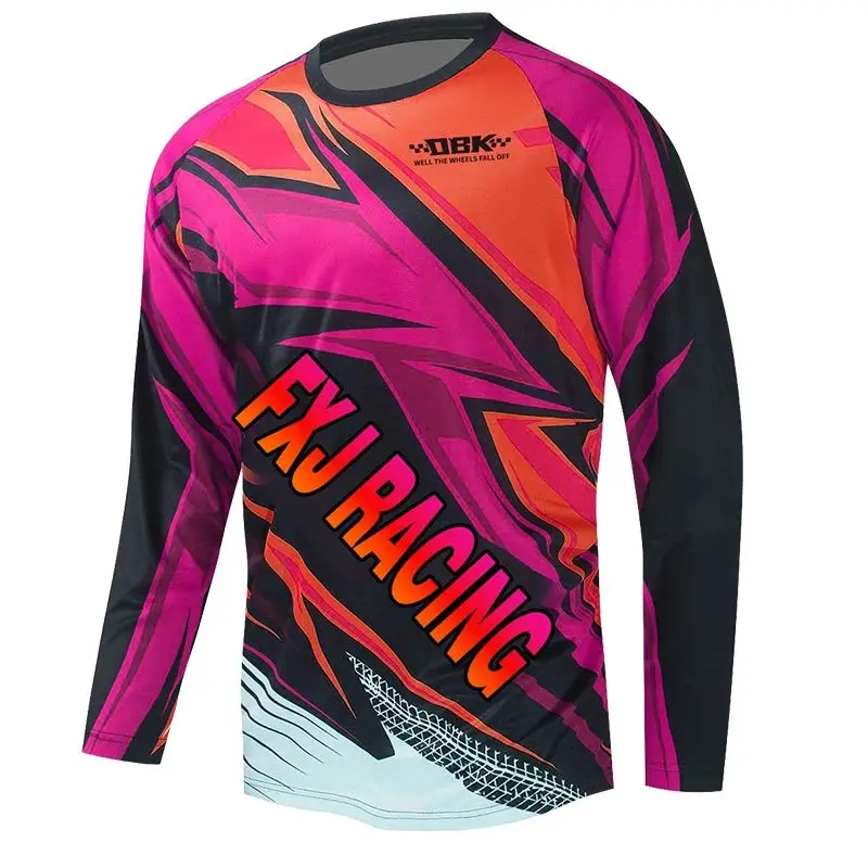 Family Matching Long Sleeve T-Shirts for Men Women, Tree Camo Leaf Print Breathable Hunting Cycling Tops, Wood Bark Fallen Leaf