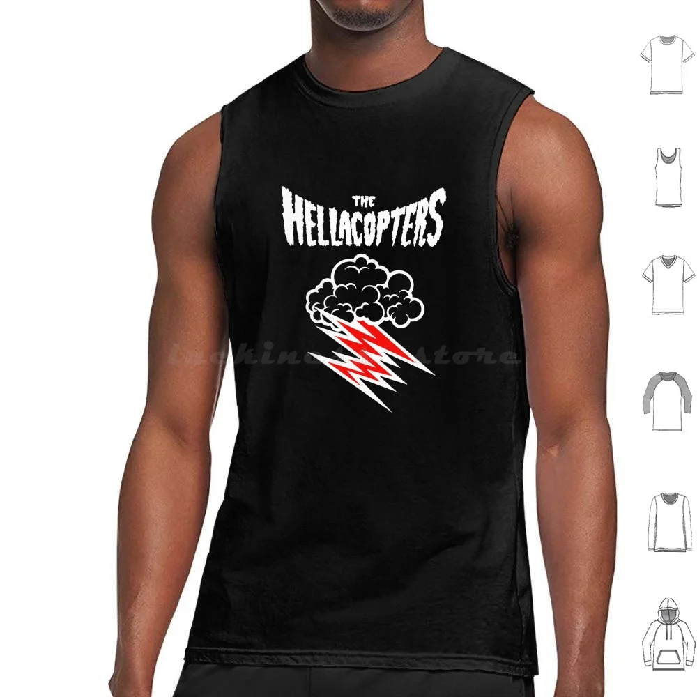 Camisa Hellacopters Banda Rock Camiseta Manga Curta Tank Tops Print Cotton The Hellacopters The Hellacopters Band The