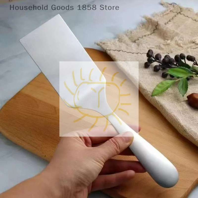 1pc Stainless Steel Spatula Pancake Hamburger Turner Cake Spatula Tiramisu Cutter Egg Steak Cooking Shovel Hand Pie Pancake Tool