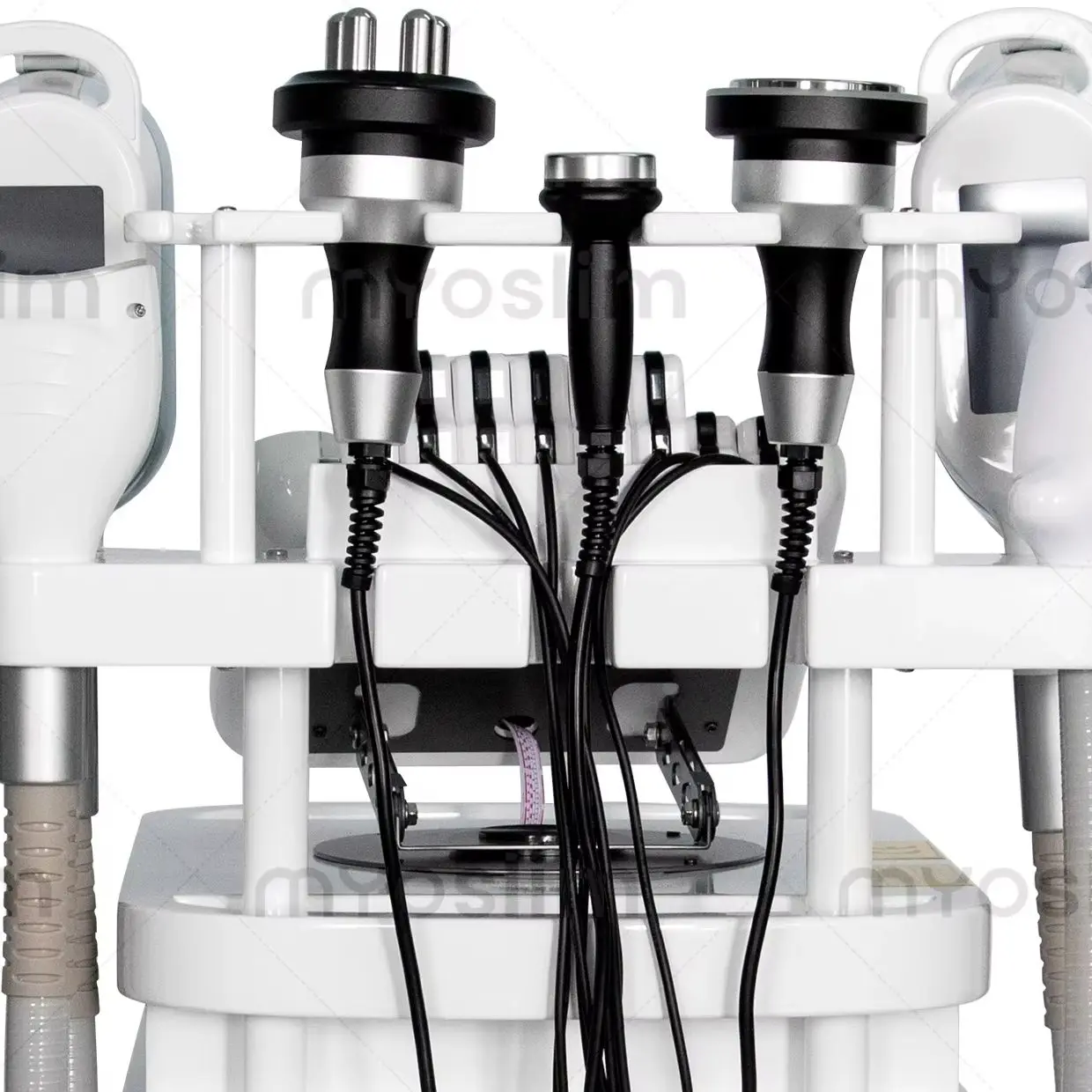 Multi-function Body Shaping Device With 8 Replaceable Silicone Heads Cold Freeze Slimming 40K Ultrasonic Cavitation Face&Body RF