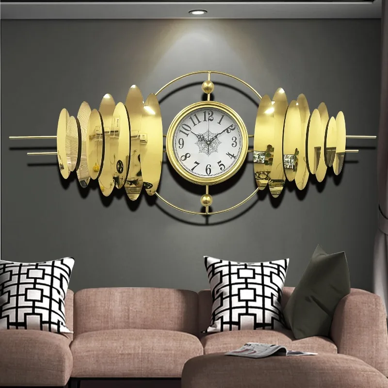 Modern Creative Living Room Clocks Home Silent Clocks Art Wall Clocks Disassembly and Assembly Entrance Background Decoration