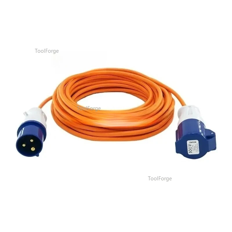10M Caravan Camping CEE Hook Up Mains Cable Extension Lead 16A 230V H05VV F 3*1.5 2.5MM