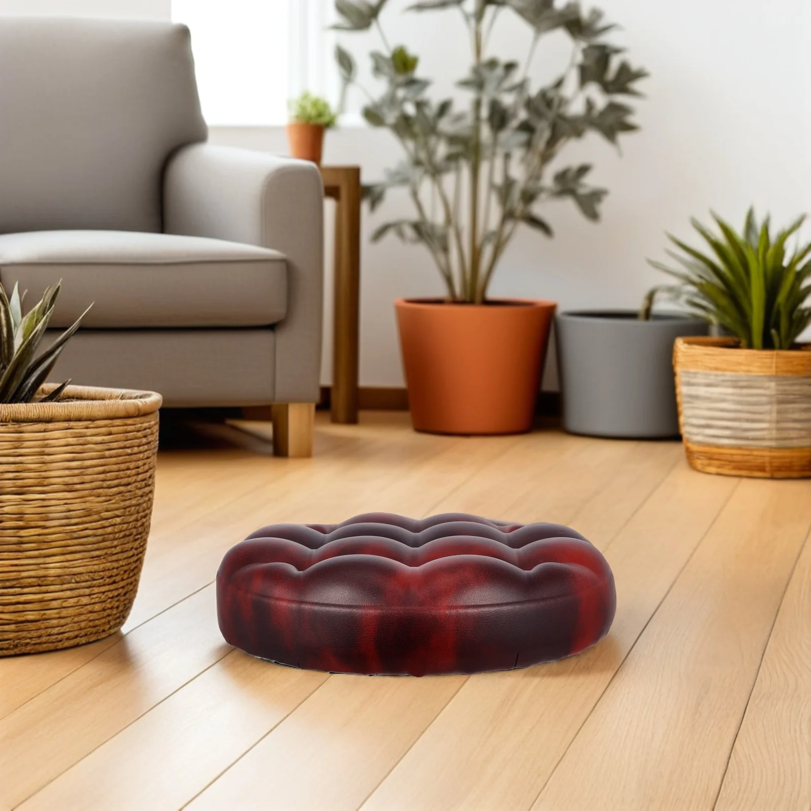 

Round Stool Seat Cushion Soft Ergonomic Replacement Padded Seat Cover for Bar Stools Dining Kitchen Chair Seating Part