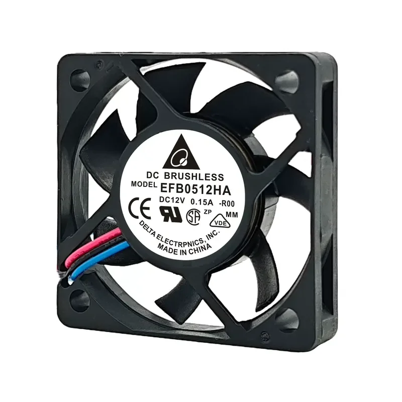 Original Delta EFB0512HA 5010 12V 0.15A 5CM/cm Speed Measuring CPU Fan for Computers