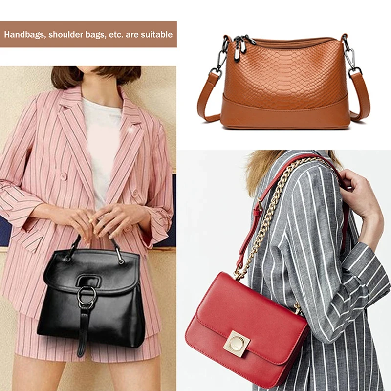 1 STKS 48 CM PU Lederen Tas Riem Handtassen Handvatten Voor Handtas Korte Tas Riem Portemonnee Riem Gouden Gesp Vervanging tas Riem Band