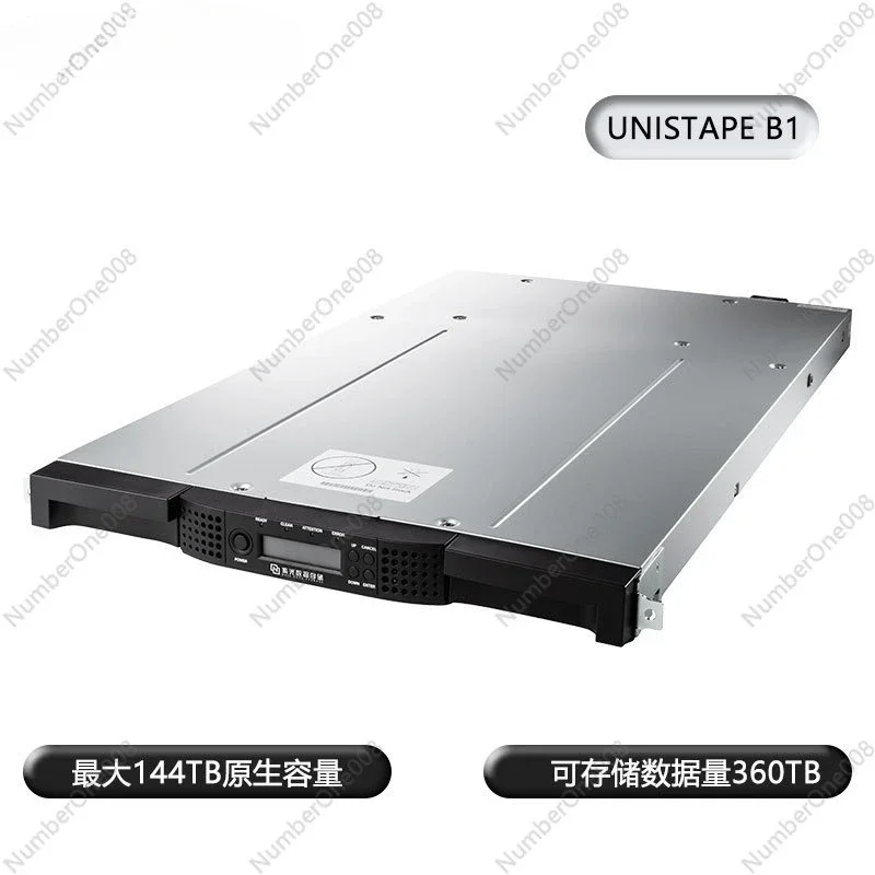 1U Rack Mount Tape Library Data Storage Backup 8 Fixed Slots LTO Drive Enterprise Archiving