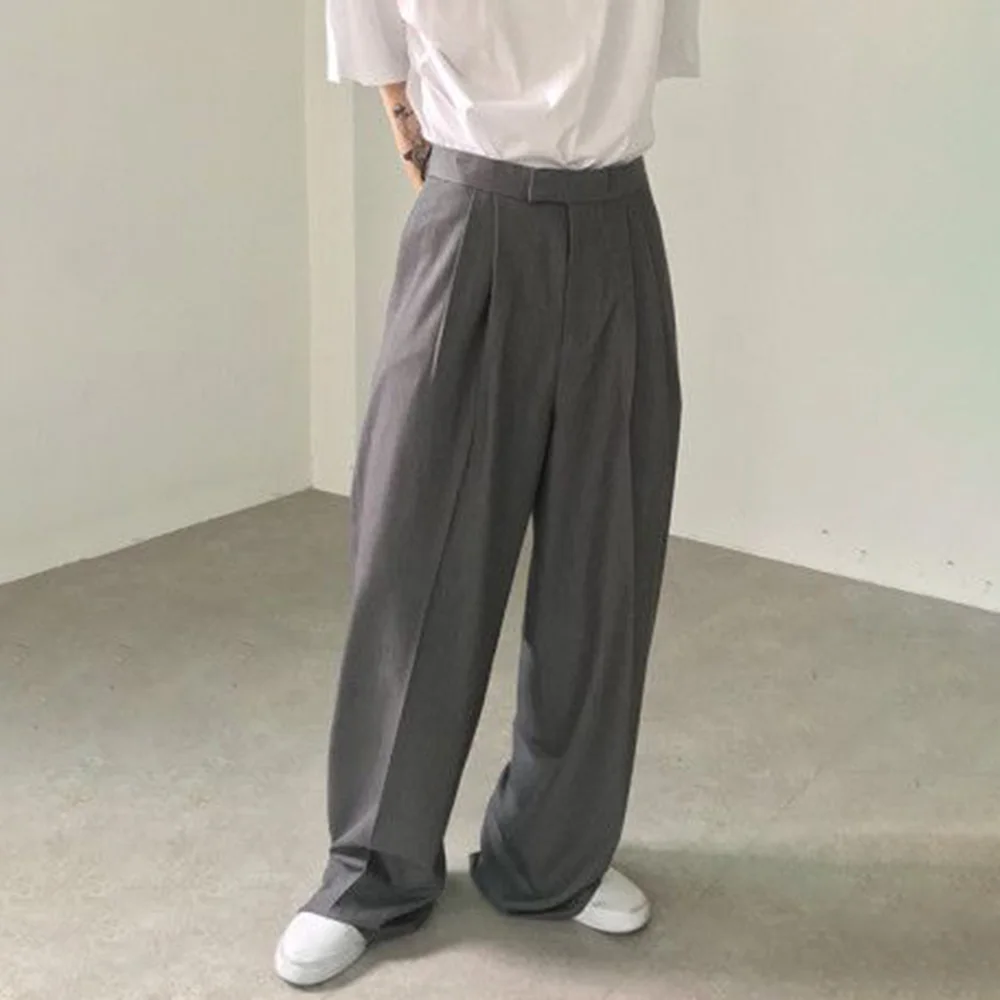 Mens Suit Pants Business Casual Exquisite Trousers Stylish Simple Versatile High End Feel Straight Pants Thin  2024 Summer New