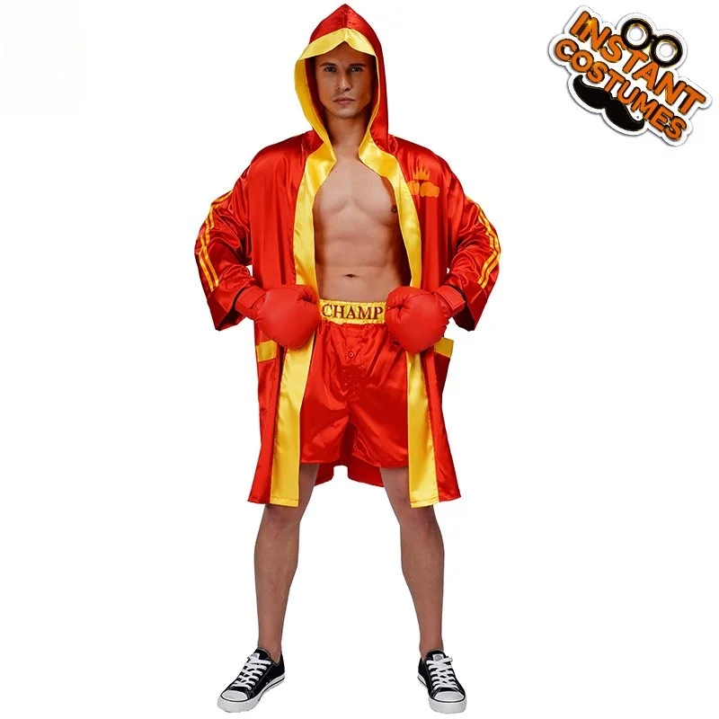 

Хэллоуин для взрослых и мужчин боксер для ролевых игр сценический костюм большой M боксерский король Par одежда для выступлений традиционная китайская опера