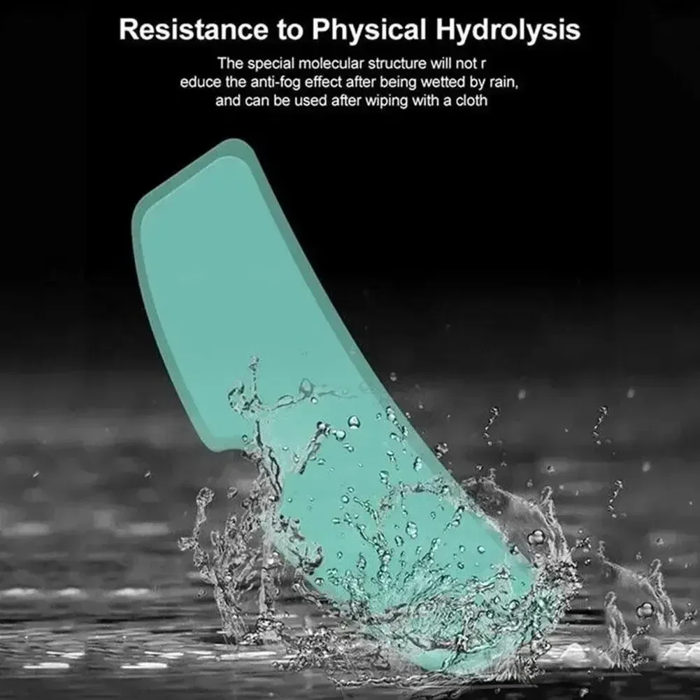 New Universal Motorcycle Helmet Anti-fog Patch Multi-functional Nano Coating Helmet Vision Transparent Rain Film Patch