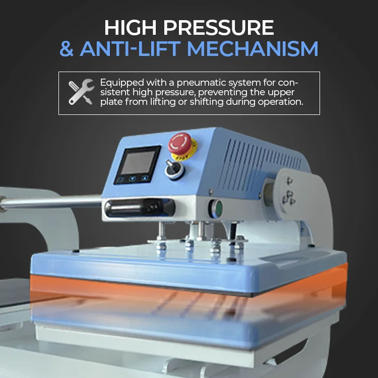 Factory Directly Dual Station Pneumatic Auto Sublimation Heat Press Machine For Tshirt Printing