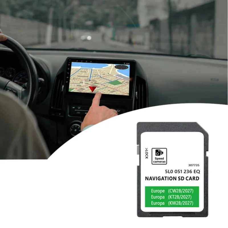 32GB für Skoda Octavia Superb Fabia Rapid Yeti Auto Amundsen Navi SD-Karte Europa-Kartendaten-Update 5L0051236EQ 2027 Discover Media MIB2