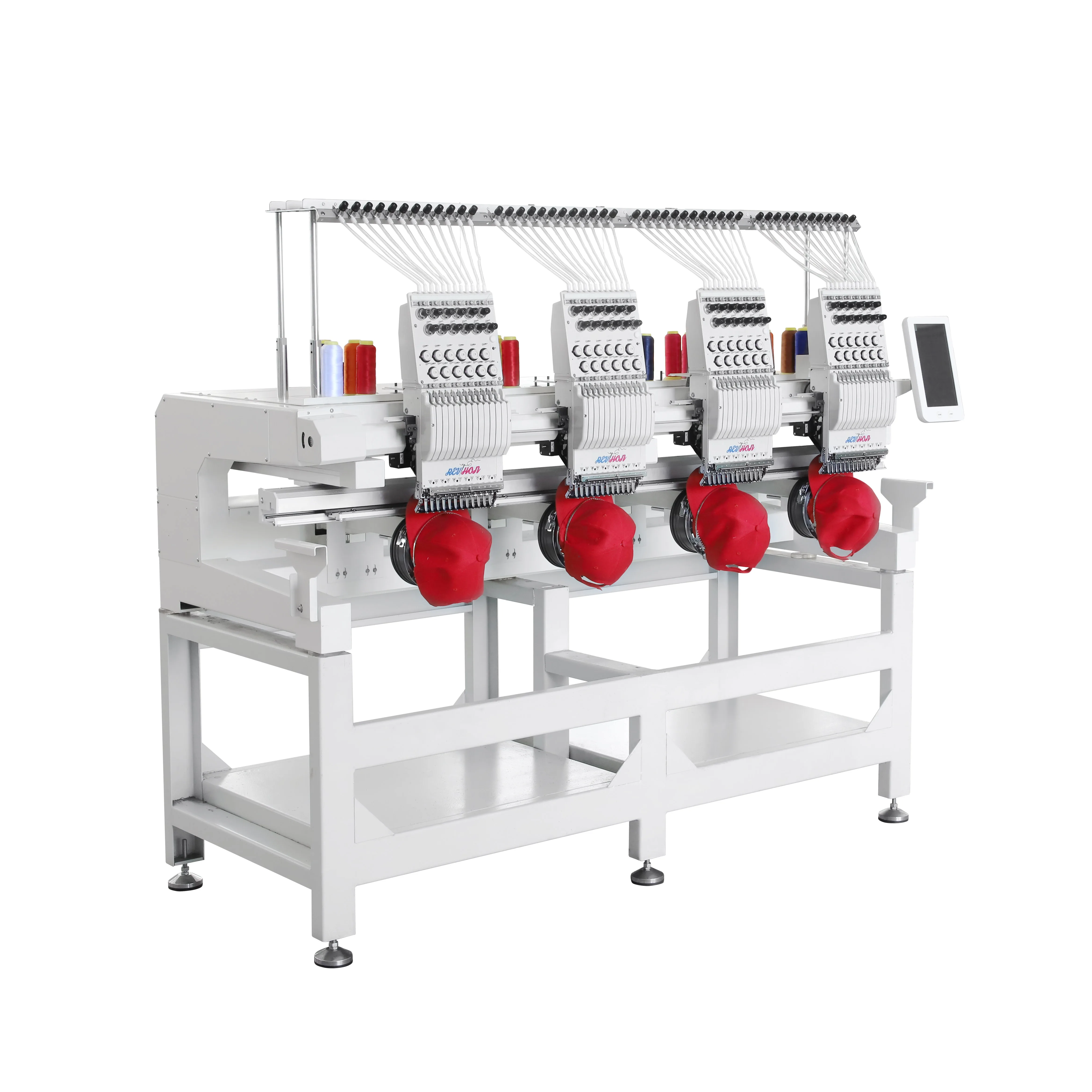 Quality Technology 15 Four-Head Automatic Flat Embroidery Machine Computerized Operation New Motor Gear Bearing
