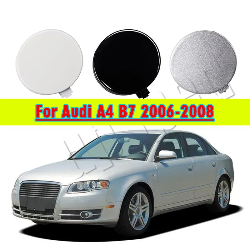 

Front Bumper Tow Hook Hole Eye Cover Cap For Audi A4 B7 2006-2008 8E0807241C New