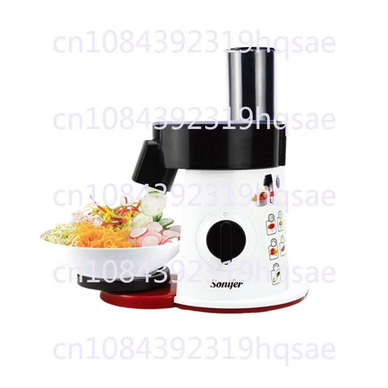 Rotary Stainless Steel Kitchen Appliance Household Chopper for Fruit Vegetable Salad Maker Slicer Chopping Grinding Slicing