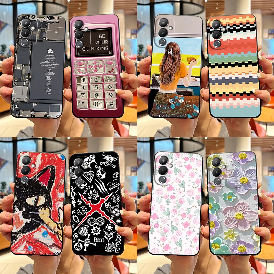 For Tecno Pova 4 Pro Pova4 Phone Case Stylish Soft Silicone Black Matte TPU Fundas For Tecno Pova 4 4Pro LG7n LG8n Bumper Capas