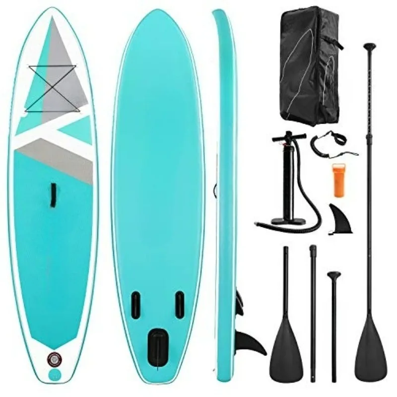 

A streamlined, inflatable stand-up paddleboard with a smooth surface, ideal for leisurely water activities on lakes and rivers