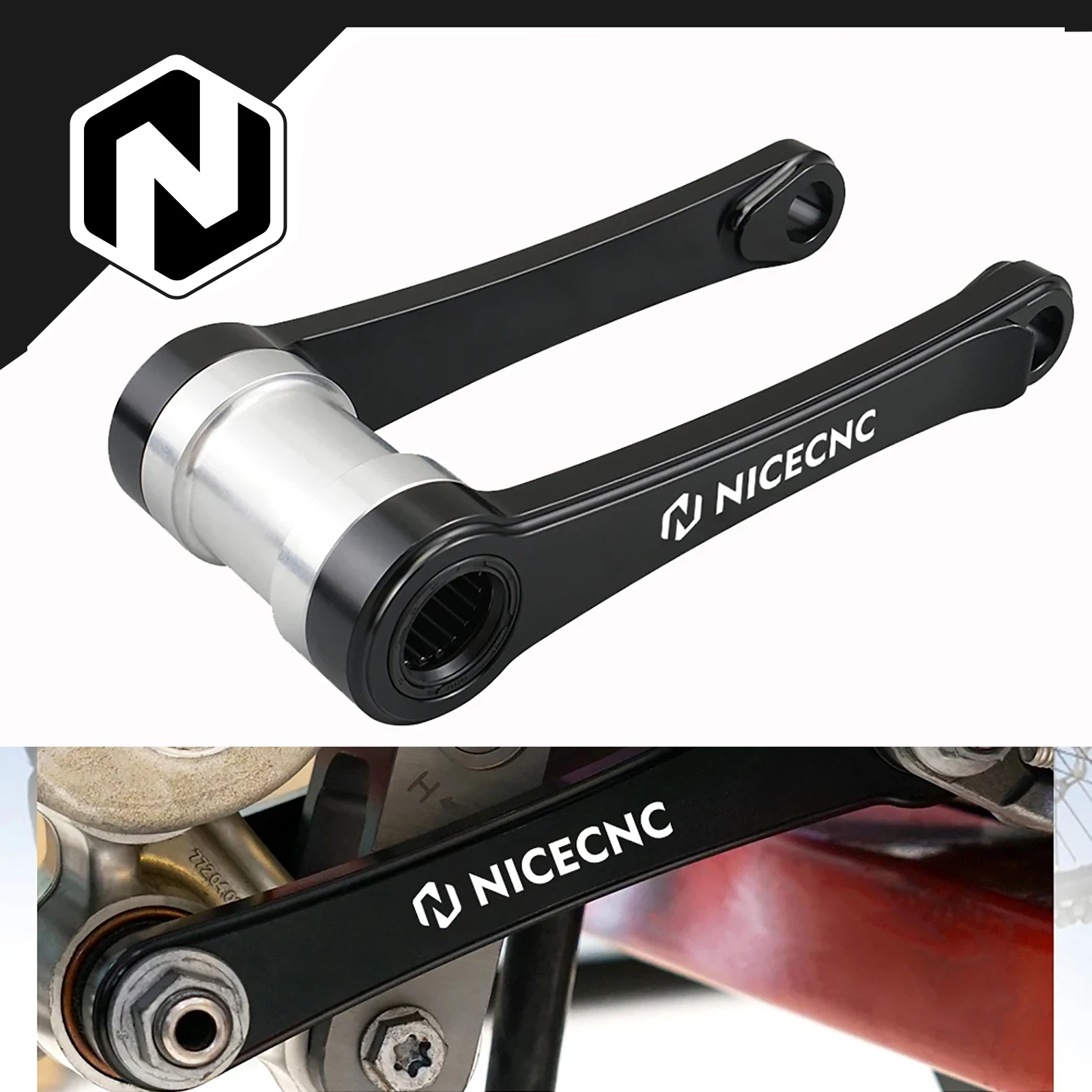 

For GasGas EC300 EC250 EC250F EC350F MC EX 125 300 250F 350F 450F 2021-2023 EX250 2022-2023 Adjustable Lowering Linkage Arm 30mm