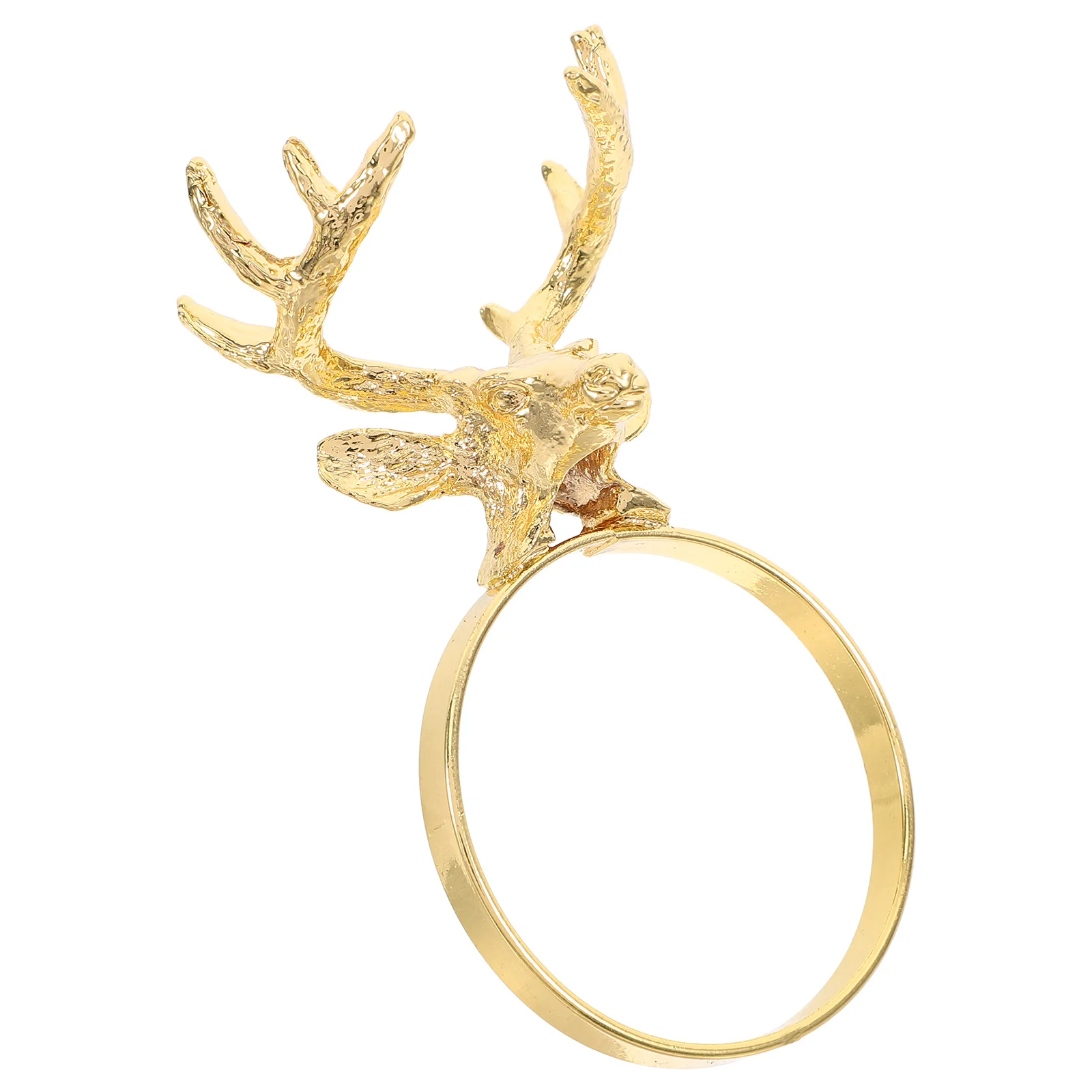 

Autumn Napkin Holder Christmas Deer Table Accessories Decorative Holders Fall Ring Elk Serviette Event Rings Buckles