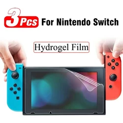 3PCS Matte Hydrogel Film for Nintendo Switch Lite OLED Front Screen Protector Soft Protective Film NOT GLASS