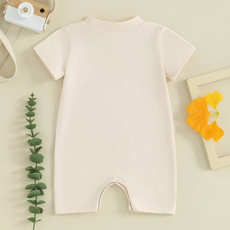 Aunties Bestie Baby Clothes Gender Neutral Baby Boy Girl RomperJumpsuit Infant Summer Letter Print Short Jumpsuit