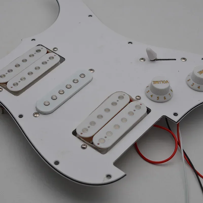 Top Selling ST-Style Electric Guitar Pickguard And Black HSH Loaded Prewired Scratchplate Assembly