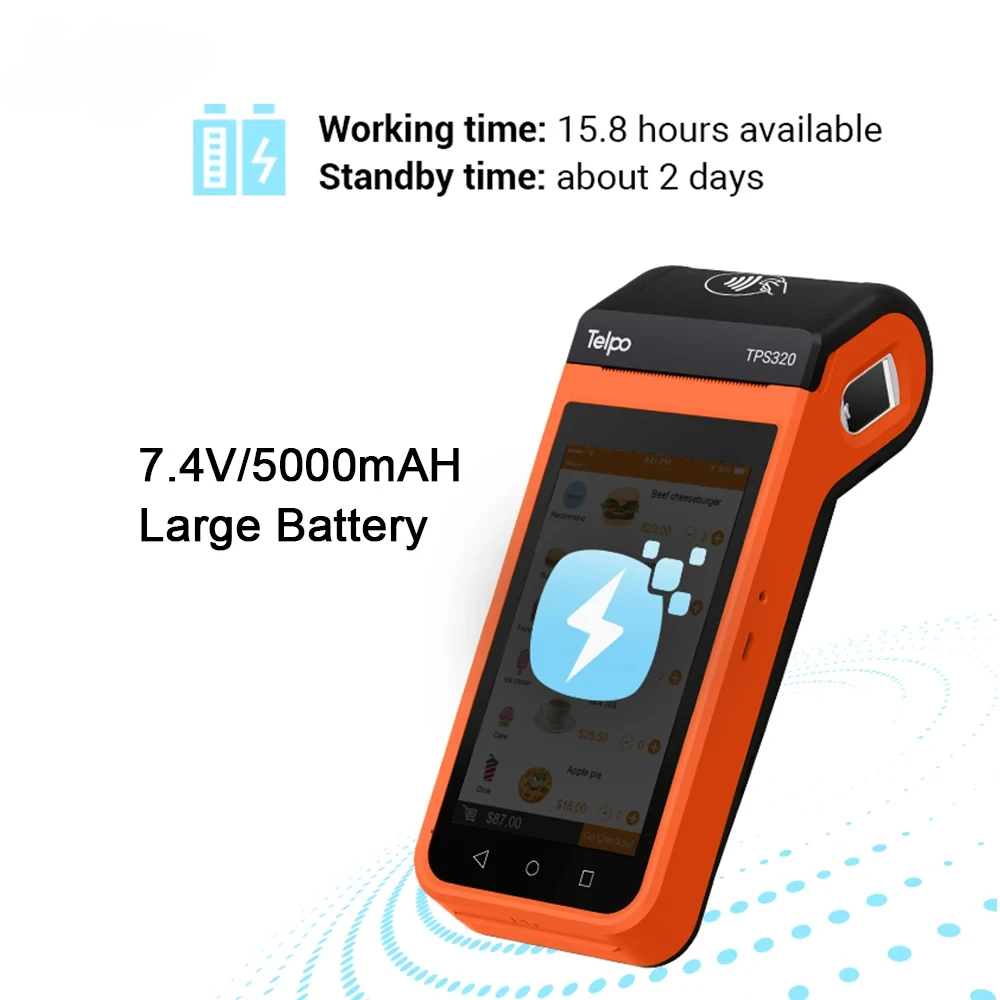 TPS320 Android Handheld POS Terminal for Mobile Payment/Lottery/Prepaid Card/Loyalty Card