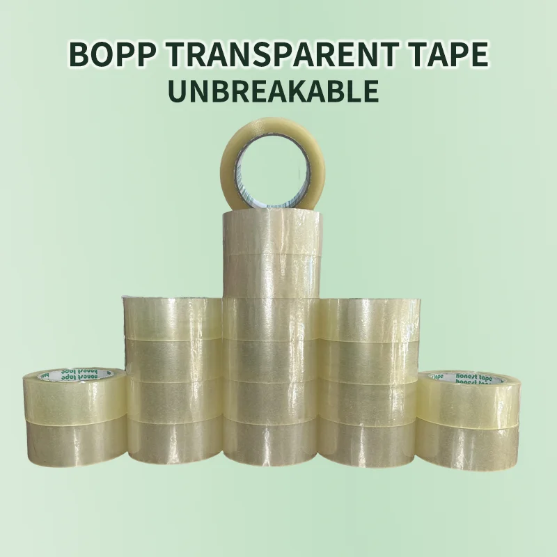 100/150 m, 45 mm, transparentes Klebeband, BOPP-Verpackung, Versiegelung, Logistikkarton, hohe Viskosität, Express-Büro, feste Gegenstände
