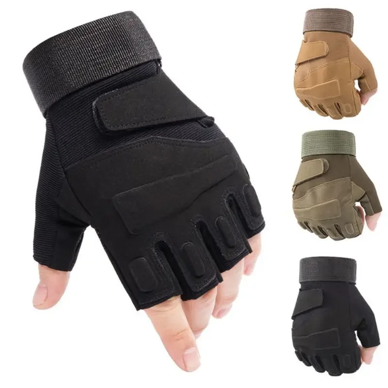 Multifuntional Fingerless Gloves Outdoor Camouflage Hunting Fishing Gloves Anti-Slip Tactical Gloves