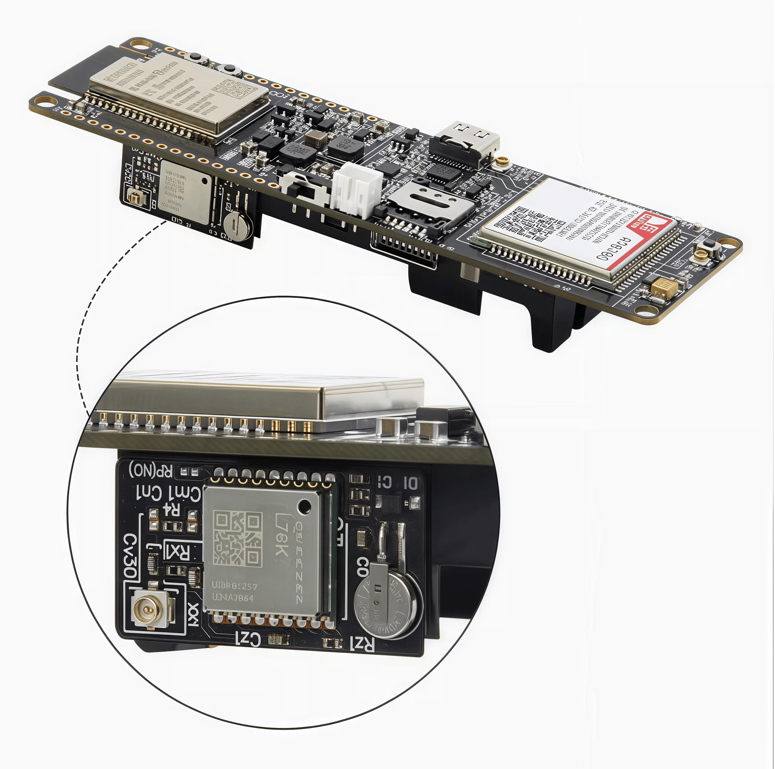 LILYGO T-A7670E T-A7670G R2 4G LTE CAT1 ESP32 يدعم GSM GPRS EDGE