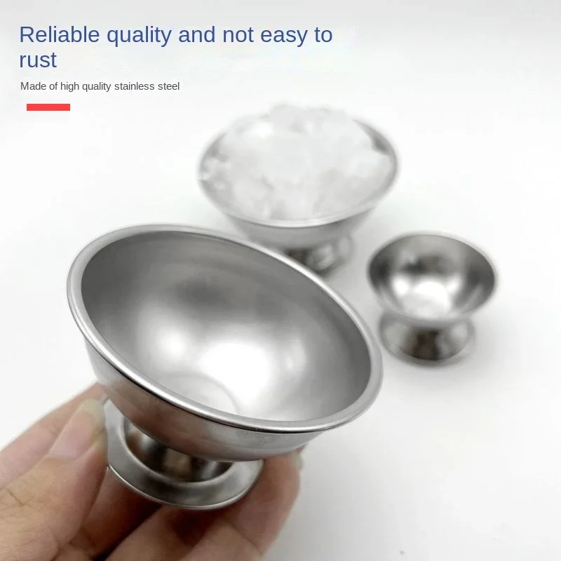 Stainless Steel Alum Cup for Jewelry Cleaning White Borax Boiling Bowl Heating Tool to Remove Impurities for Jewelry Processing
