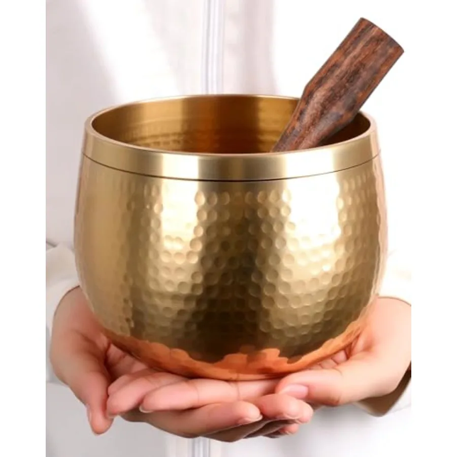 Tibetan Singing Bowls Set-Hand-hamme in Nepal Sound Bowl for Meditation Yoga Chakra Meditation Accessories Unique Gifts for Wom