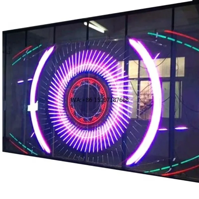 

Indoor P3 Transparent LED Display Panel P10 Glass Window and P3.91 Mall Bar Digital Poster Specification