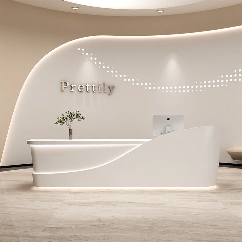 Dental Clinic Checkout Counters Company Medical Aesthetics Hospital Checkout Counters Modern Beauty Salon Furniture Cajero JT40C