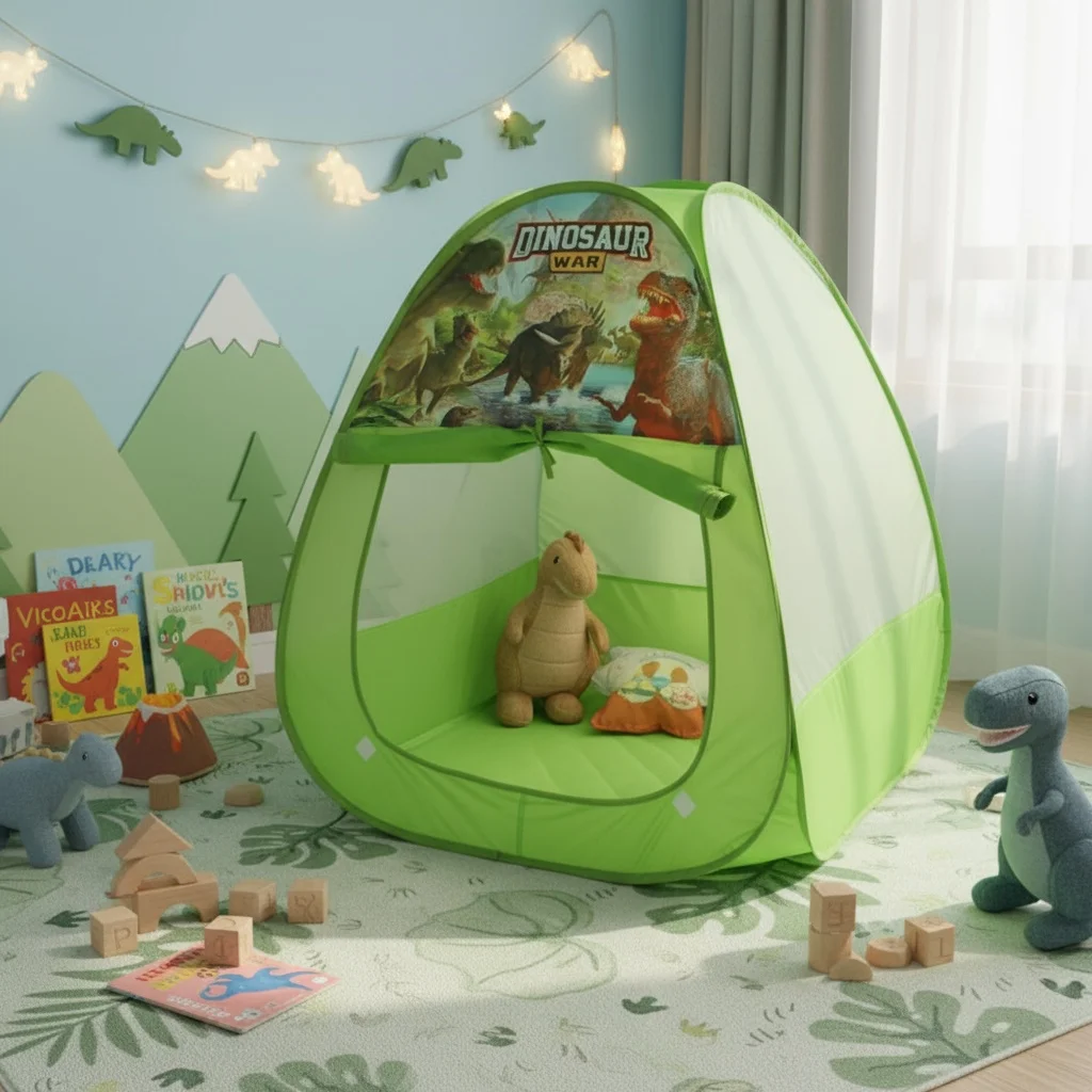 خيمة مثلثة ممتعة، خيمة لعب للأطفال، مسرح ملون للأطفال، قابلة للطي، لا تتطلب التجميع، خيمة حفلات خارجية محمولة، هدية مثالية ولعبة الشاطئ للأطفال، هدية الهالوين وعيد الميلاد، الملحقات غير متضمنة