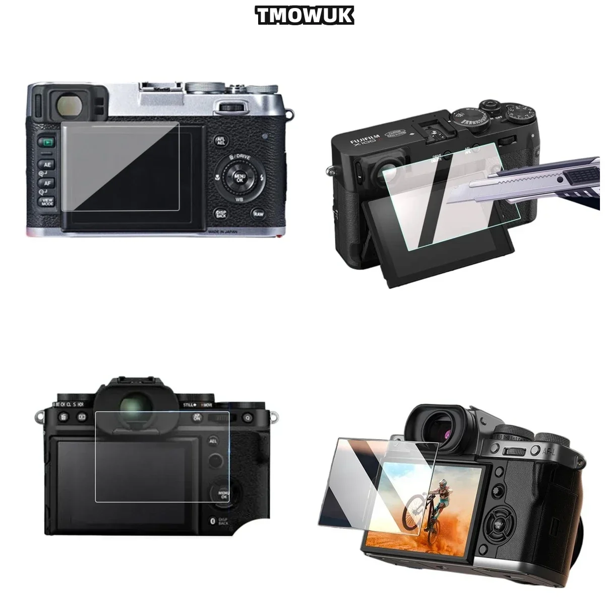 

For Fujifilm X-100T X-100 X-100S X-100F Tempered Glass Film HD Clear 9H Hardness LCD Monitor Guard