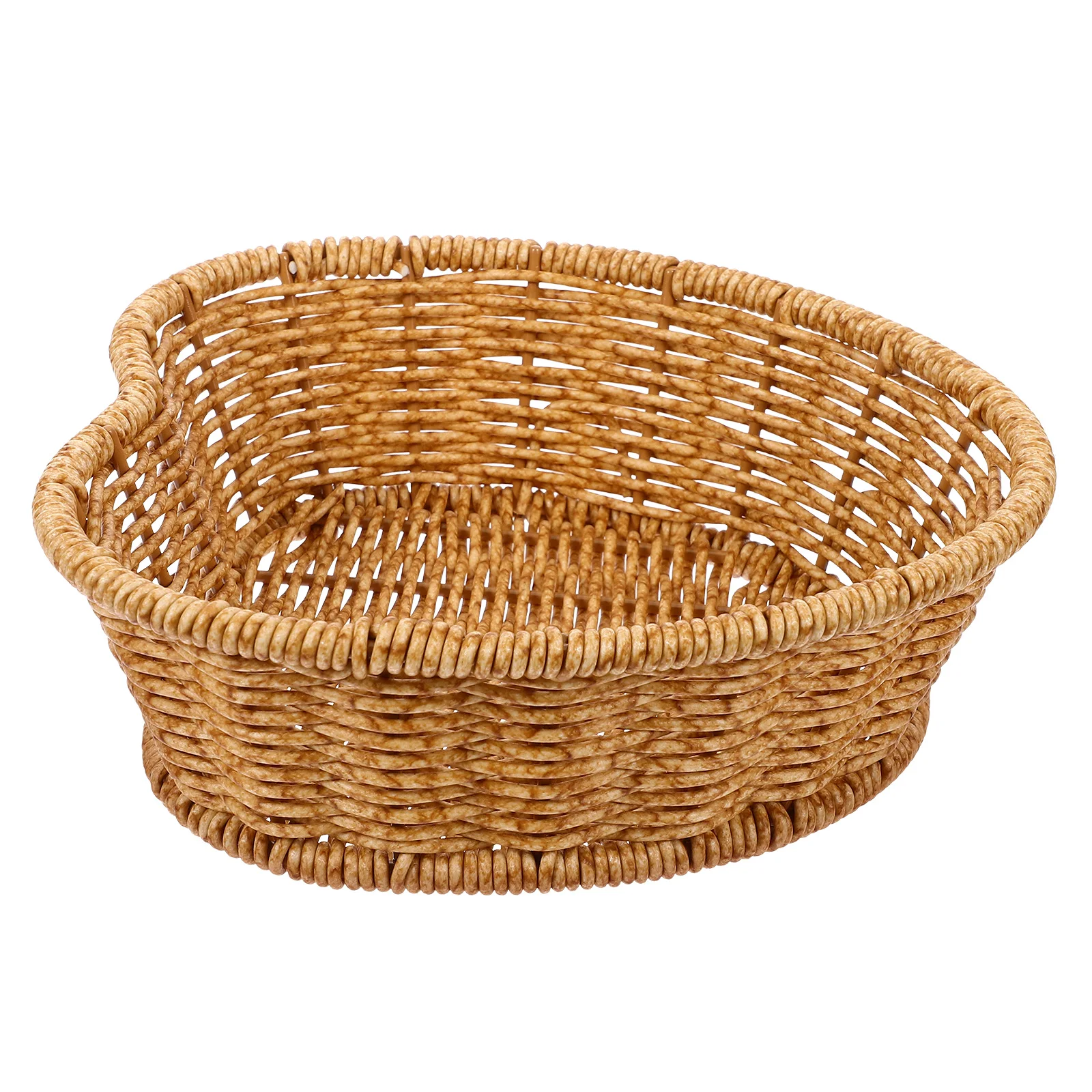 

Heart Shaped Dish Snacks Serving Basket Wicker Party Bread Rattan Novelty Food Storage Tray Kitchen Living Room Fruit