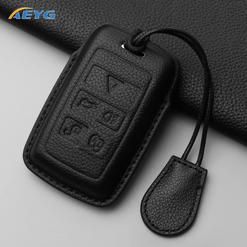 Leder-Autoschlüsselhülle für Land Rover Range Rover Evoque Discovery Sport Velar für Jaguar XE E-PACE XF