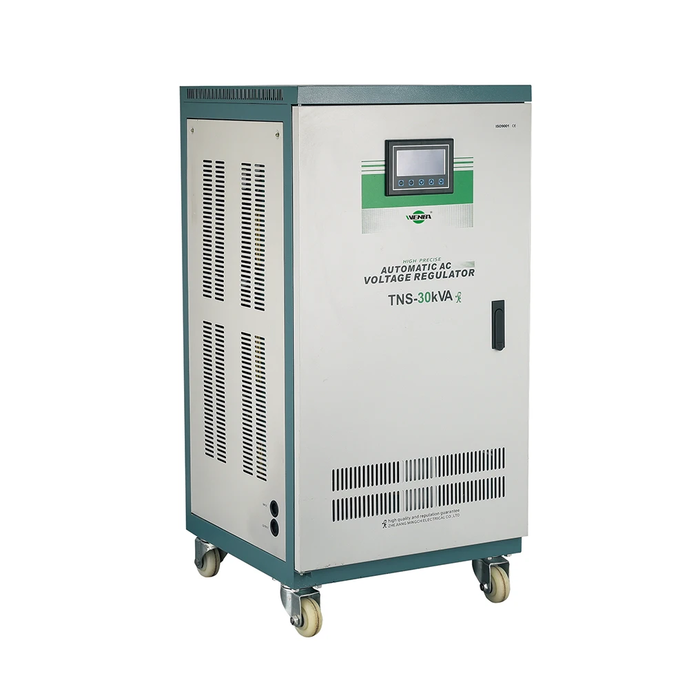 Three Phase Servo Type 380V 400V Automatic Voltage Regulator 10KVA 15KVA 20KVA 25KVA 30KVA AVR 3 Phase Voltage Stabilizer