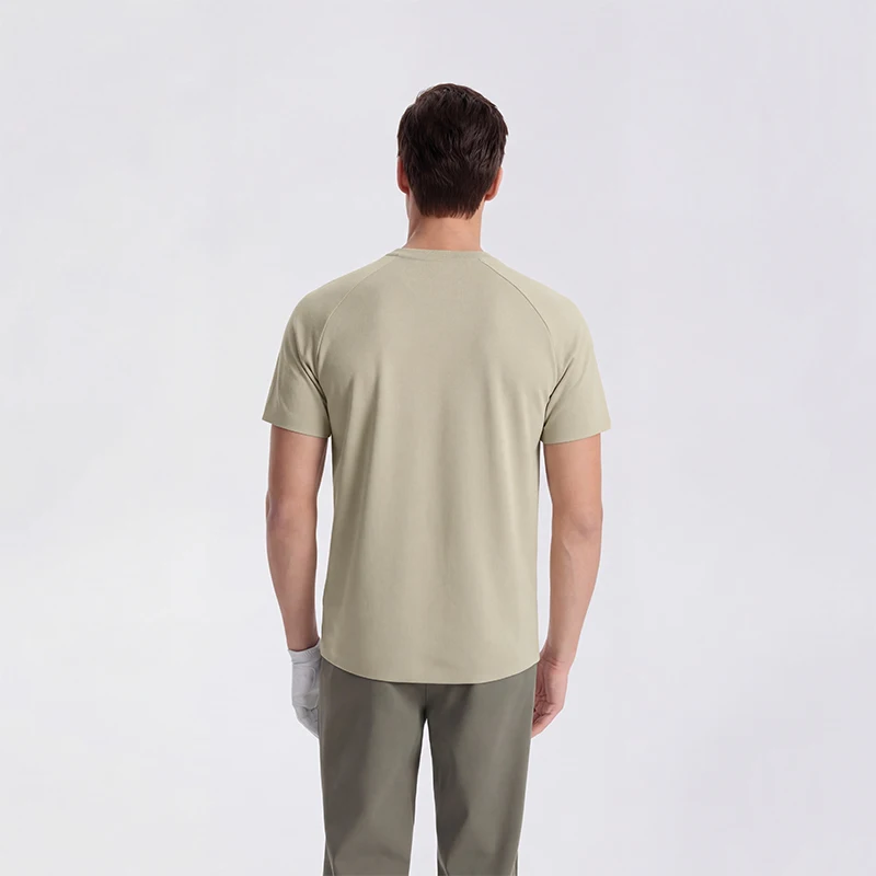 LUCEN Summer new Man high-quality sports outdoor quick-drying men's T-shirt breathable fitness running short-sleeved Tshirt Tops