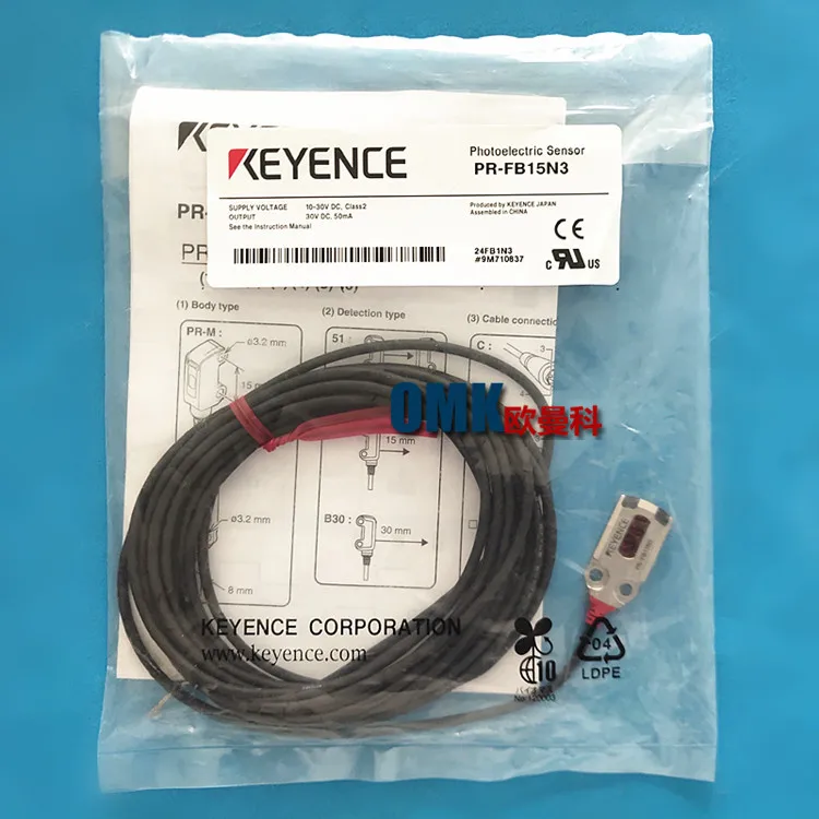 Sales Of KEYENCE Laser Diffuse Reflection Sensor PR-FB15N3 (rear View Suppression) Cable NPN Signal