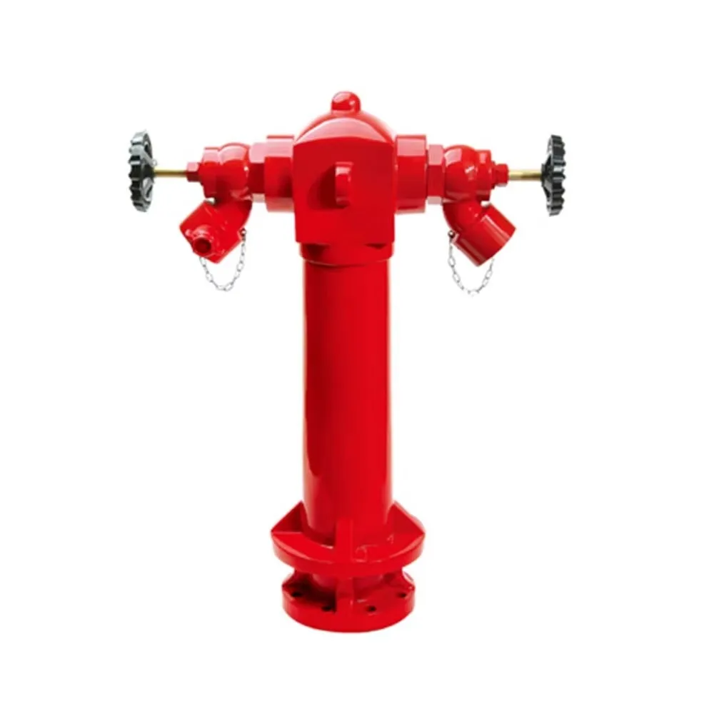 Standard 2-way 4-inch ball fire hydrant valve, fire equipment accessories, Hong'an brand, red/yellow surface treatment