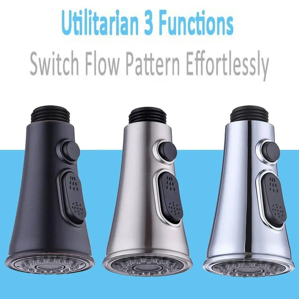 

Universal Kitchen Sink Pull Out Faucet Spray Head Replacement Nozzle Spout Bathroom Mixer Tap 1 2 Inch Home Plumbing Fitting